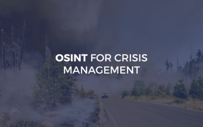 OSINT for Crisis Management: Using Public Data to Respond to Emergencies